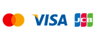 Visa, Mastercard, JCB